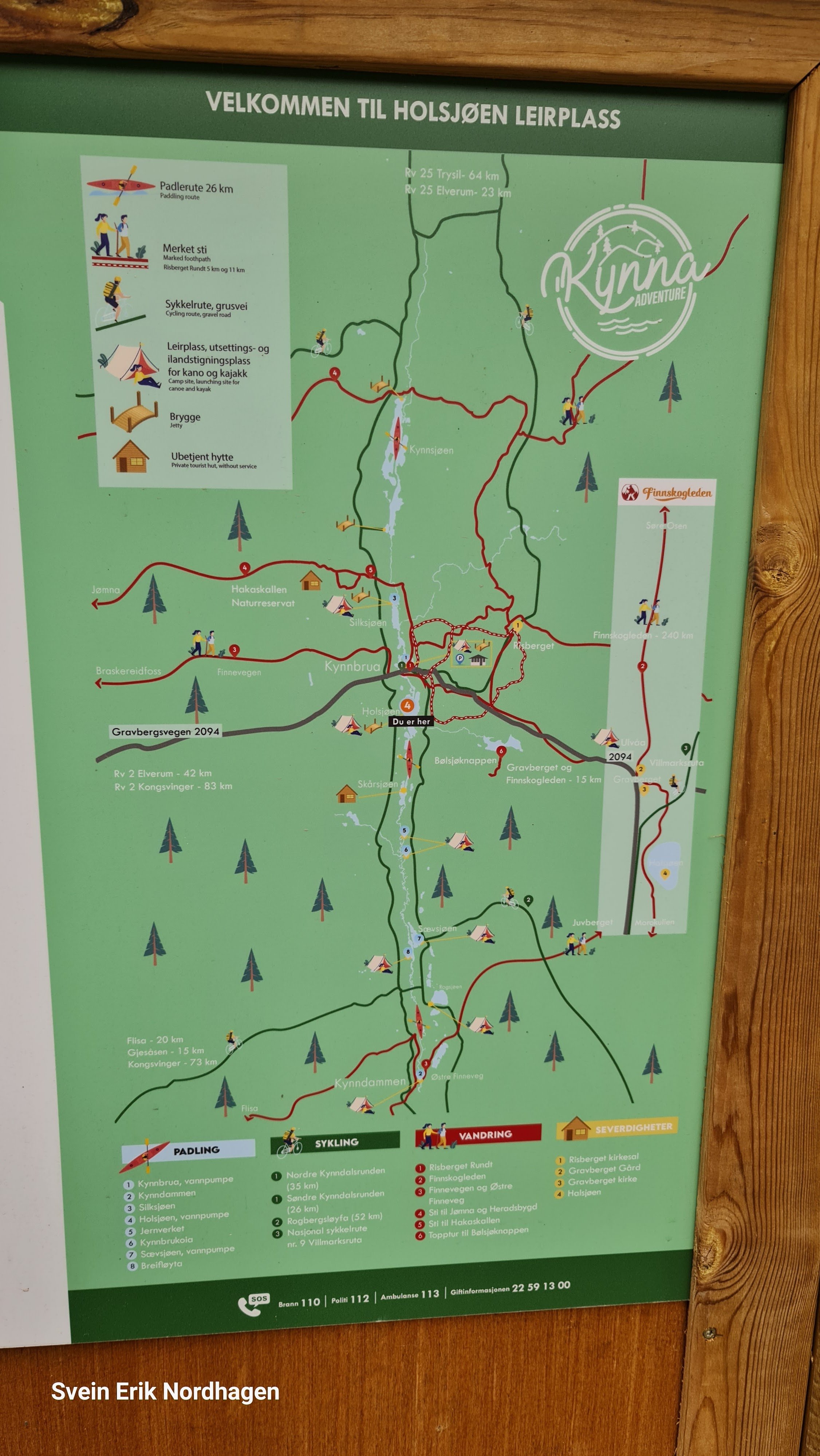 Fricamping på Våler Finnskog (Kynndalsmoen)